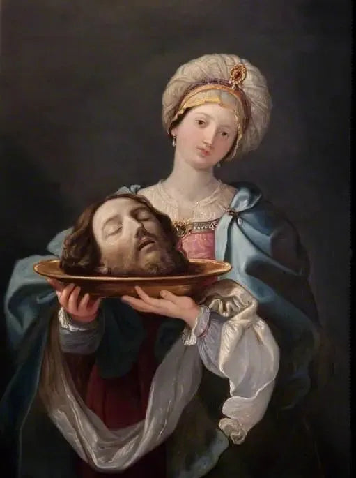 Salomé Jean-Baptiste-maalin päällä - Guido Reni