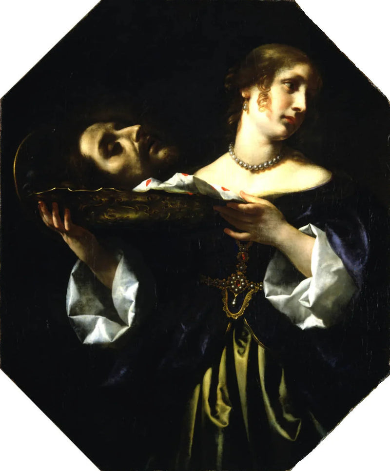 Salomé pyhän Johanneksen Kastajan päällä - Carlo Dolci