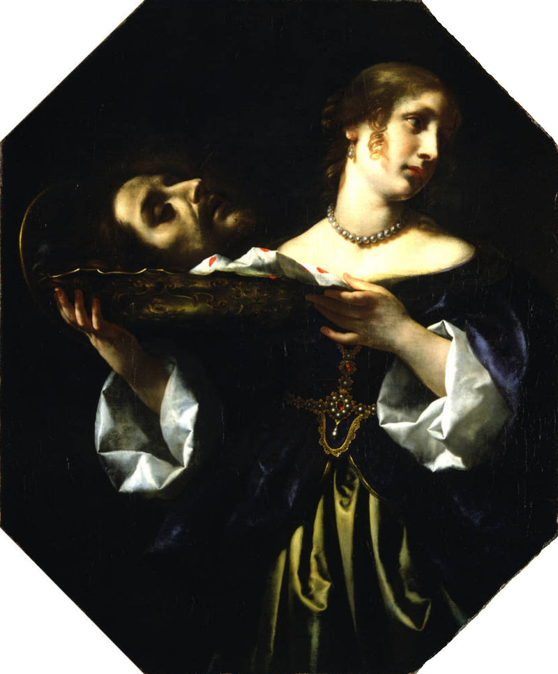Salomé pyhän Johanneksen Kastajan päällä - Carlo Dolci