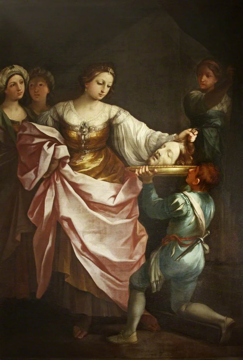 Salomé with Baptiste's head (after Reni) - Pompeo Batoni