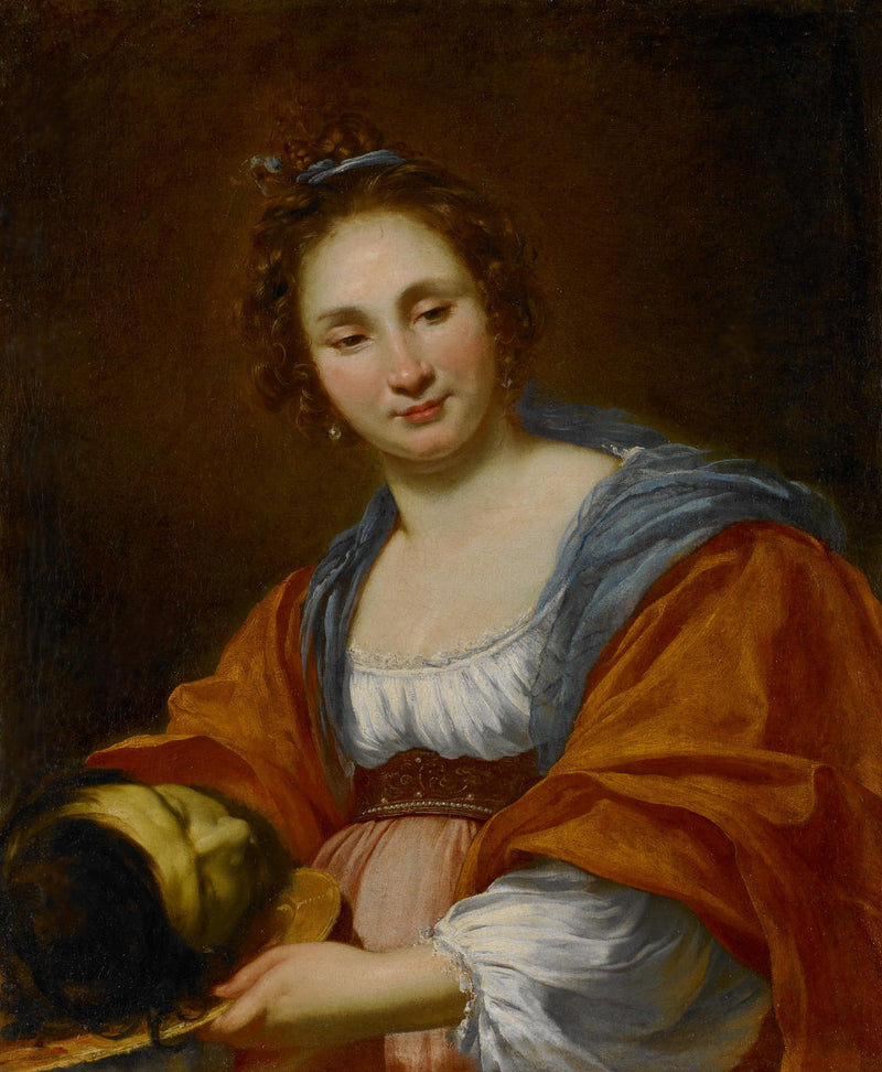 Salomé vastaanottaa Pyhän Johanneksen Kuun pää - Simon Vouet