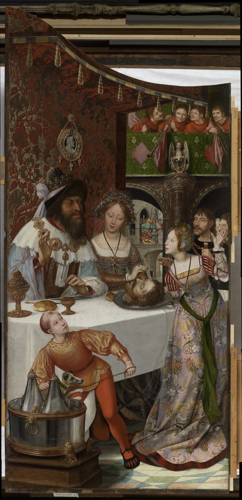 Salomé saa Johanneksen pään - Quentin Metsys