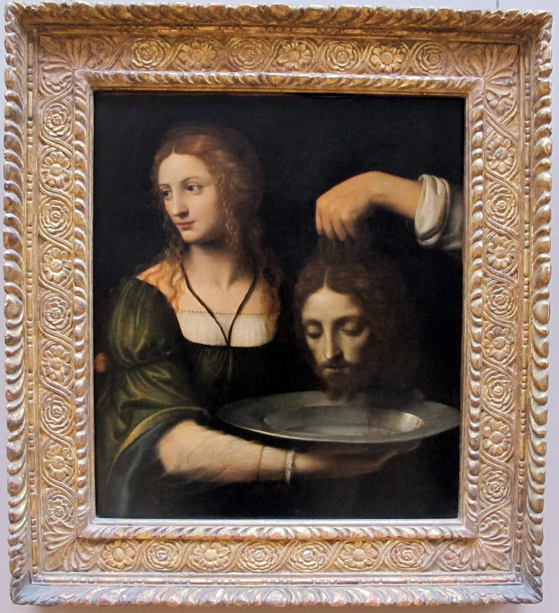Salomé saa Pyhän Johanneksen Kastajan pään - Bernardino Luini
