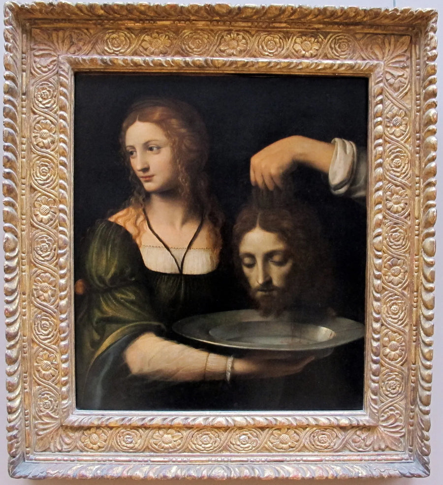 Salomé saa Pyhän Johanneksen Kastajan pään - Bernardino Luini