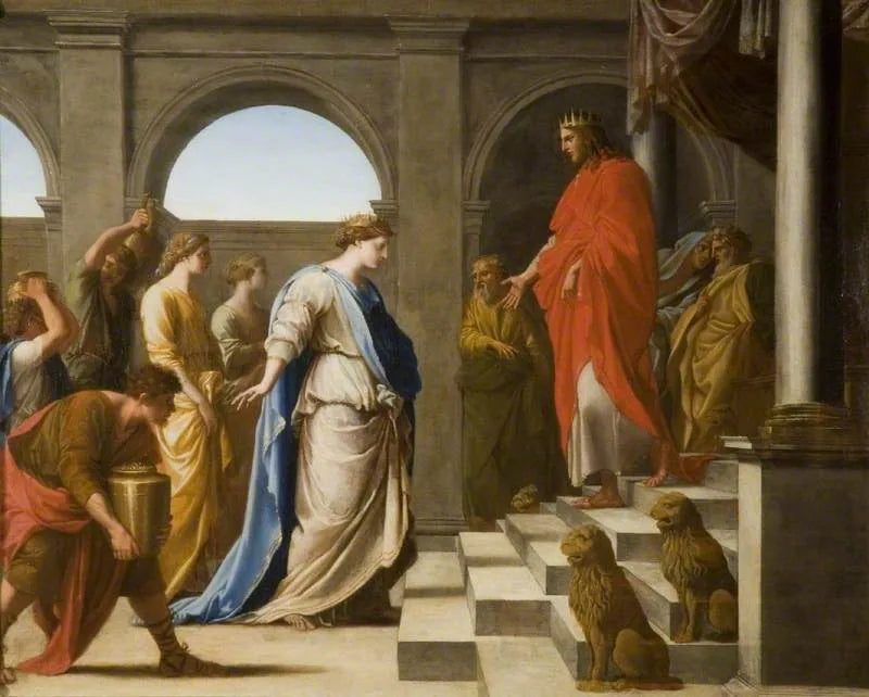 Salomon ja Saban kuningatar - Eustache Le Sueur