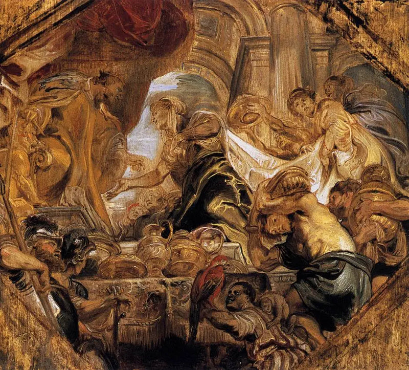 Salomon ja Saban kuningatar - Peter Paul Rubens