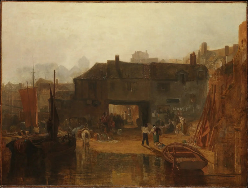 Saltash vesiferryn kanssa, Cornwall - J. M. W. Turner