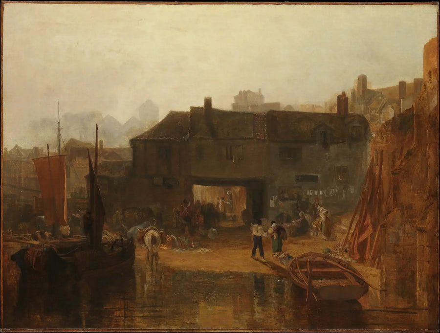Saltash vesiferryn kanssa, Cornwall - J. M. W. Turner