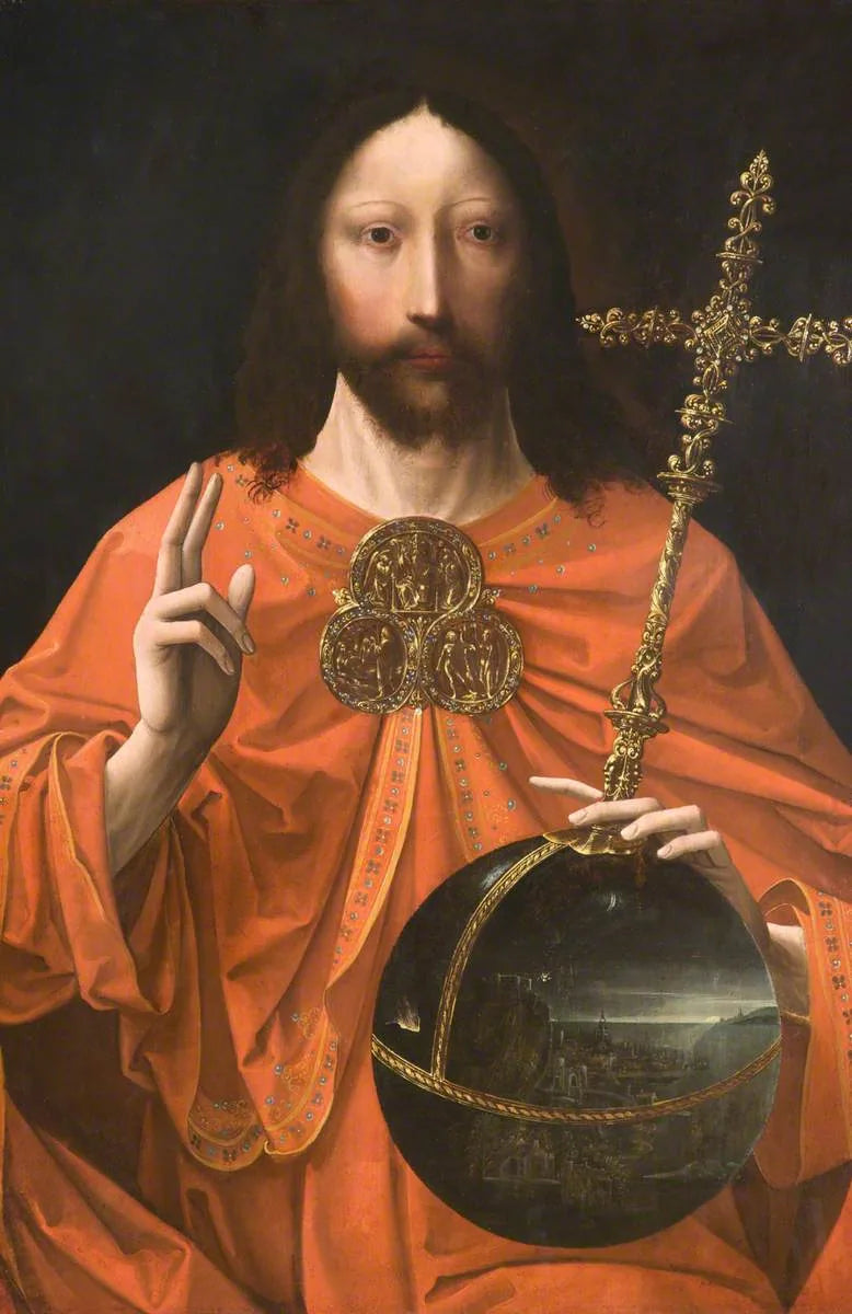 Salvator Mundi (Kristuksen siunaus) - Quentin Metsys