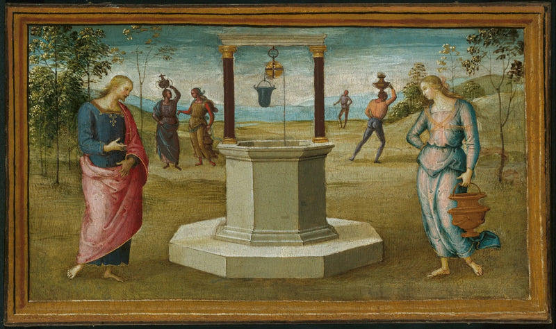 Samaritaine au puut - Pietro Perugino