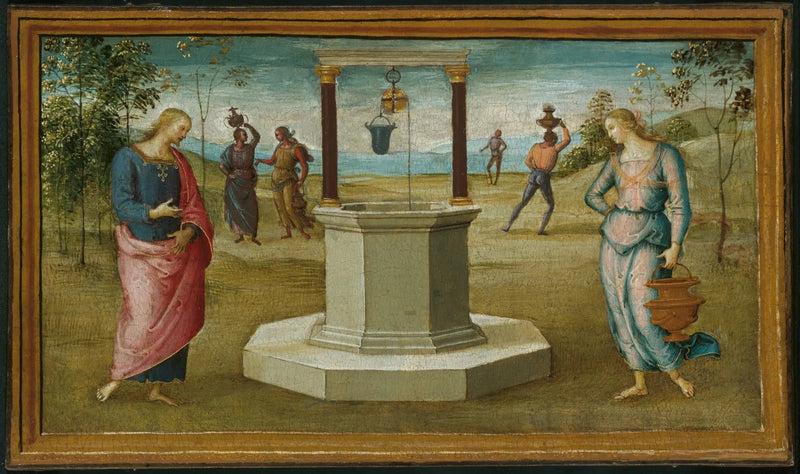 Samaritaine au puut - Pietro Perugino