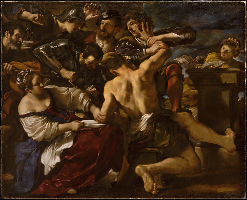 Samsoni Filistealaisten vangitsemana - Guercino