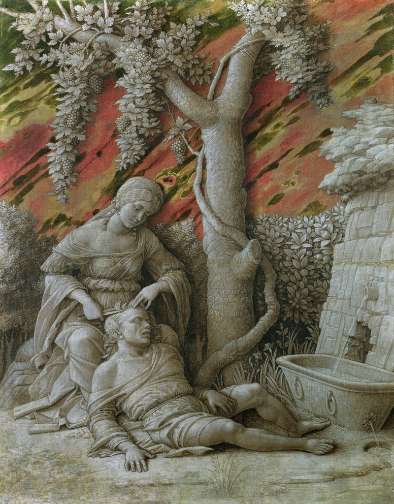 Samson ja Dalila - Andrea Mantegna