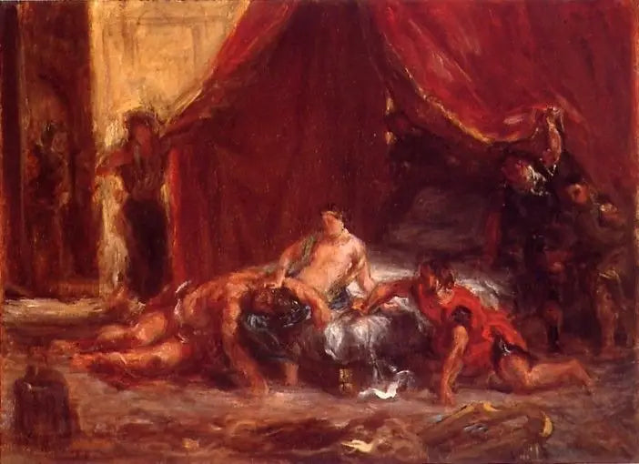 Samson ja Dalila - Eugène Delacroix
