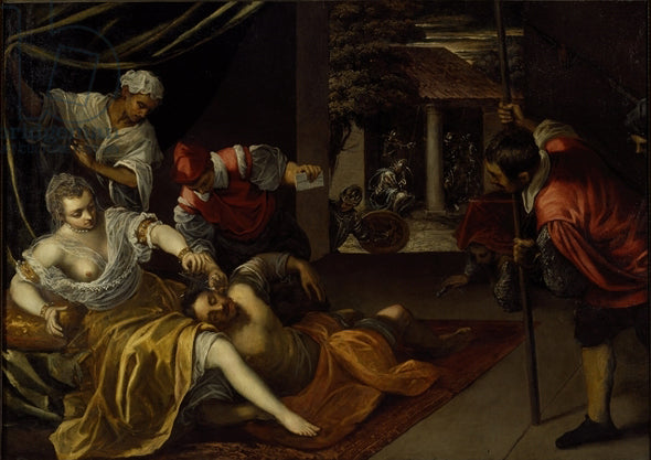 Samson ja Dalila - Jacopo Tintoretto