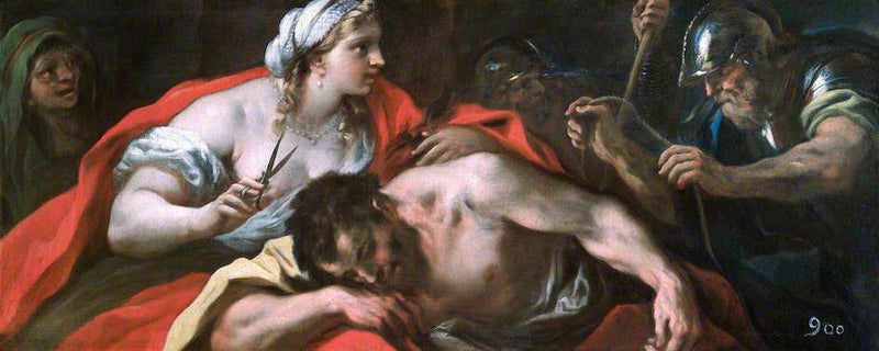 Samson ja Dalila - Luca Giordano