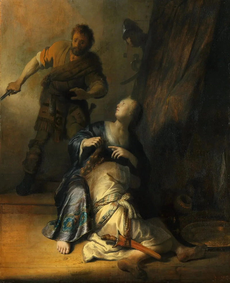 Dalila petti Samsonin - Rembrandt