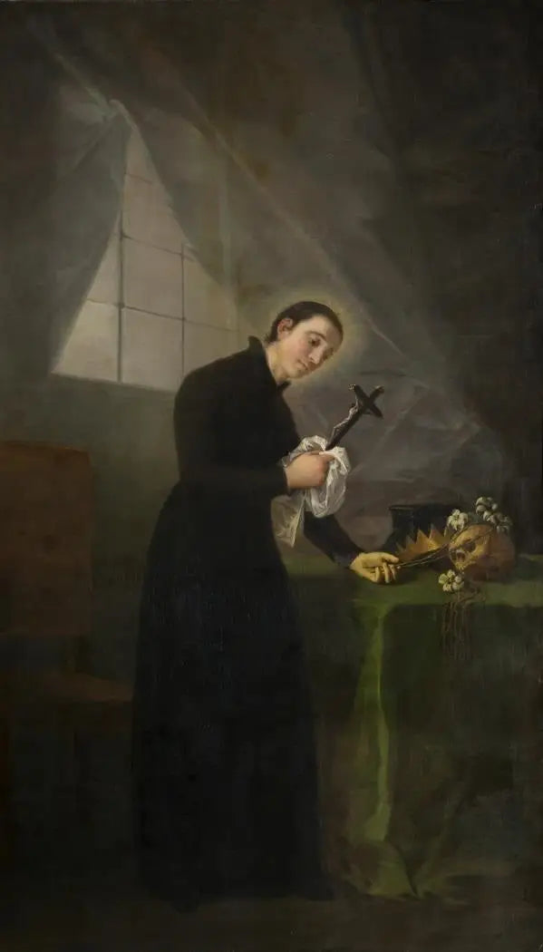 Reproduction du tableau « San Luis Gonzaga - Francisco de Goya » par Alpha Reproduction en peinture à l’huile