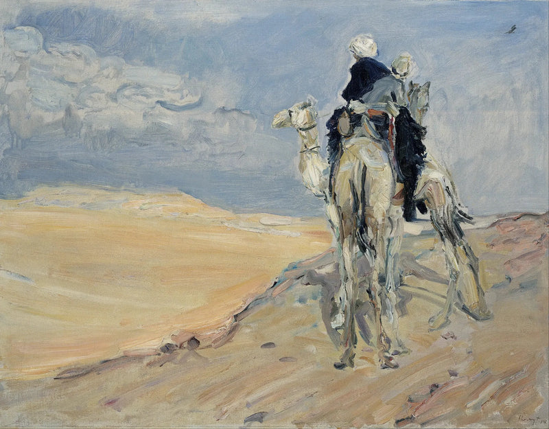Sandstorm Libyan aavikolla - Max Slevogt
