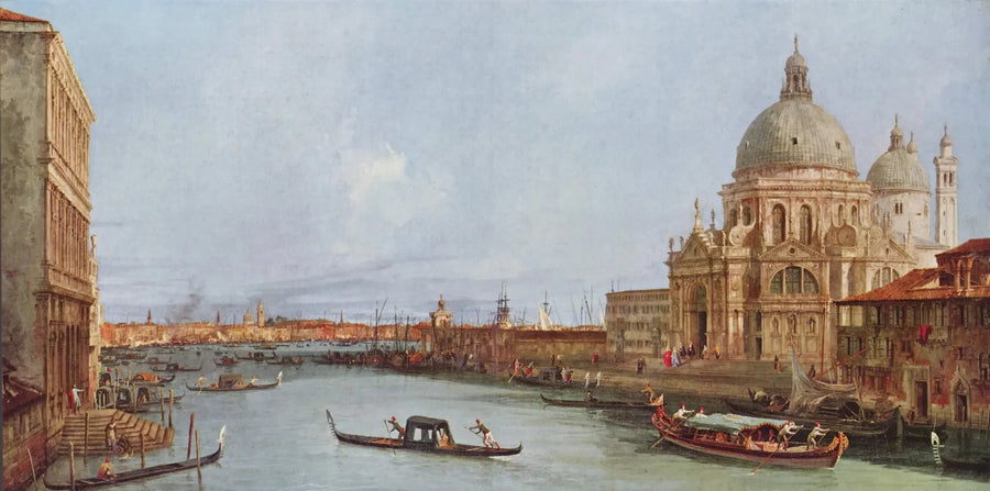Santa Maria della Salute, Venetsian Grand Canal - Canaletto