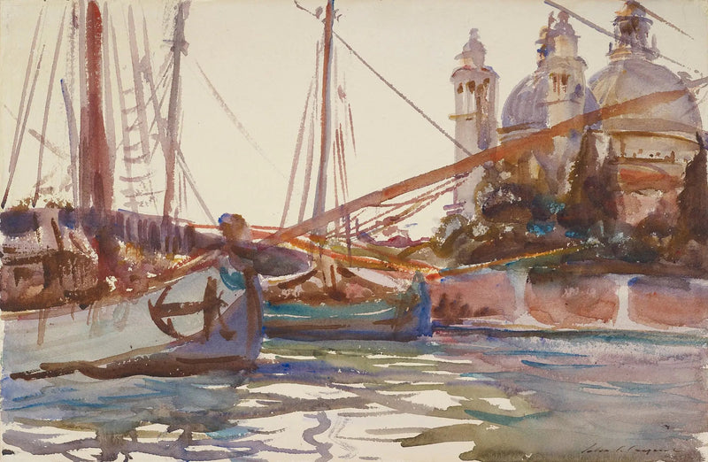 Santa Maria della Salute, Venetsia - John Singer Sargent