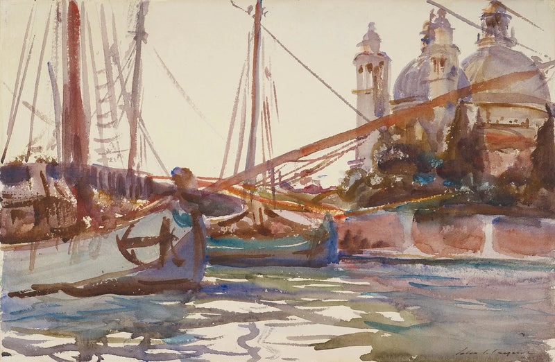 Santa Maria della Salute, Venetsia - John Singer Sargent