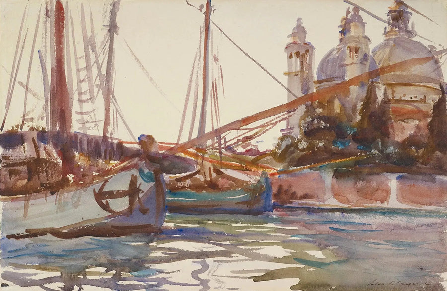 Santa Maria della Salute, Venetsia - John Singer Sargent