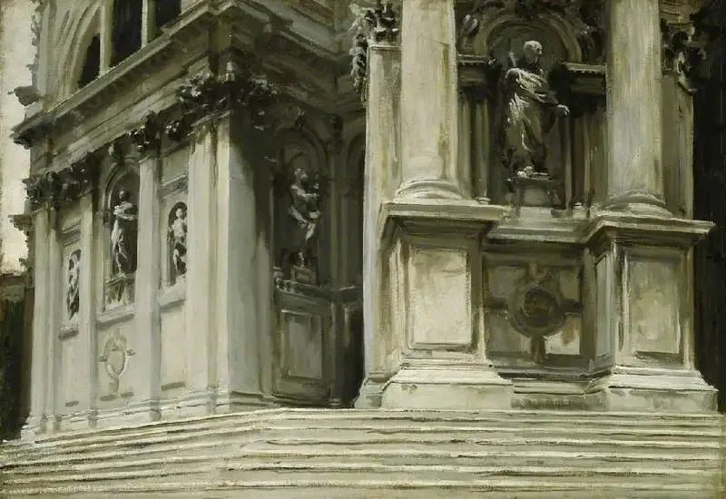 Santa Maria della Salute, Venetsia - John Singer Sargent