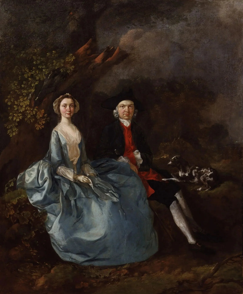 Sarah Kirby (ent. Bull); (John) Joshua Kirby - Thomas Gainsborough