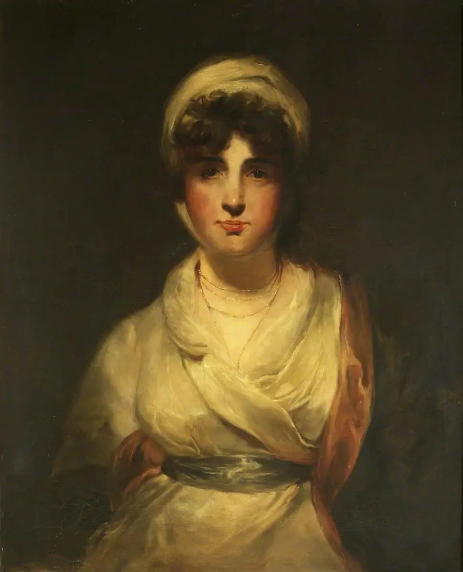 Sarah Siddons (mahdollisesti Mme Hallerin roolissa) teoksessa « The Stranger » - Thomas Lawrence