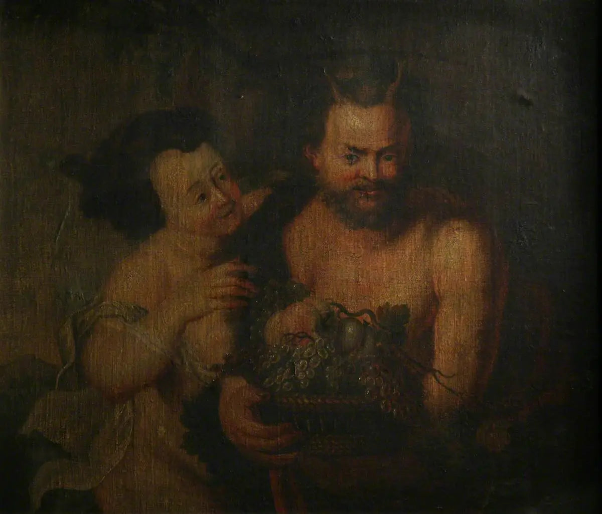 Satyre et une fille - Peter Paul Rubens image 1 reproduction de peinture à l’huile