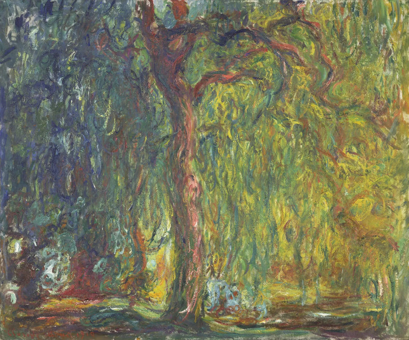 Itkevä paju - Claude Monet