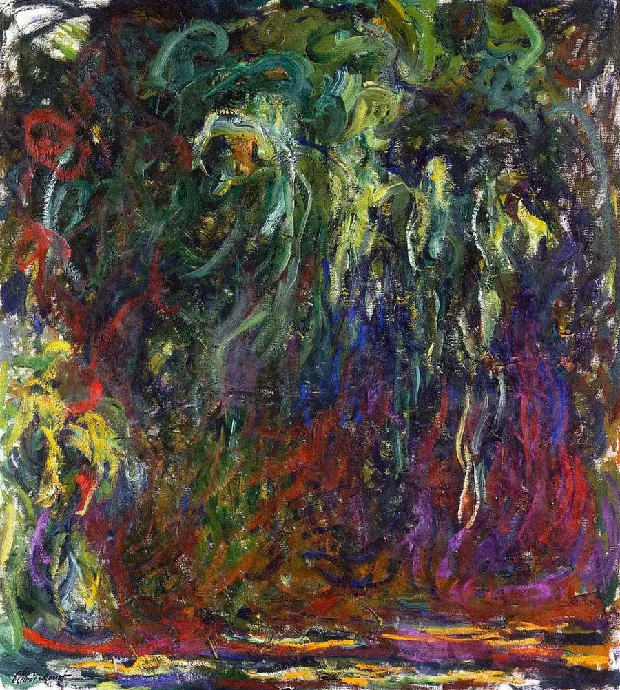 Itkevä paju - Claude Monet