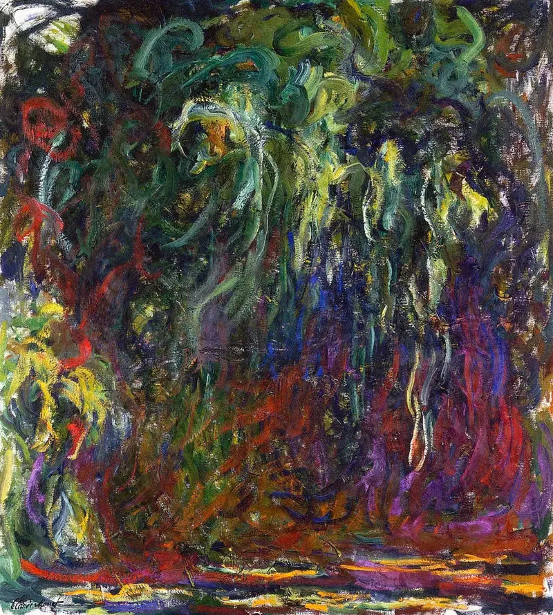 Itkevä paju - Claude Monet