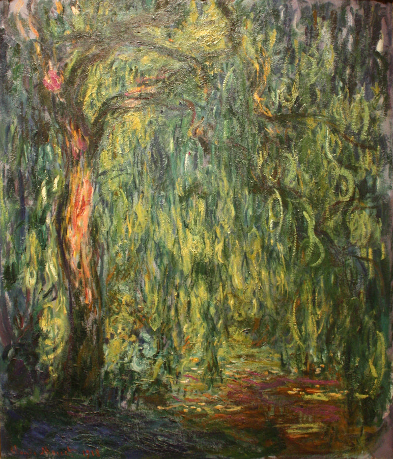 Weeping Willow, Columbus W1869 - Claude Monet