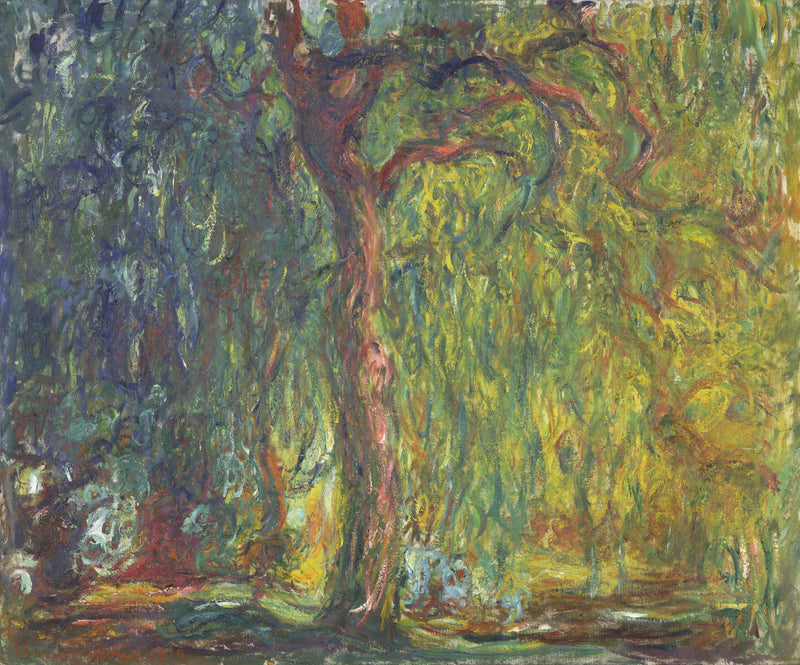Itkevä paju - Claude Monet