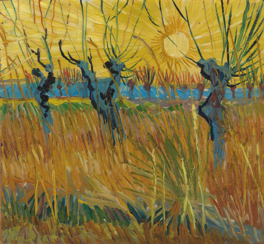 Auringonlaskun pajut - Vincent van Gogh