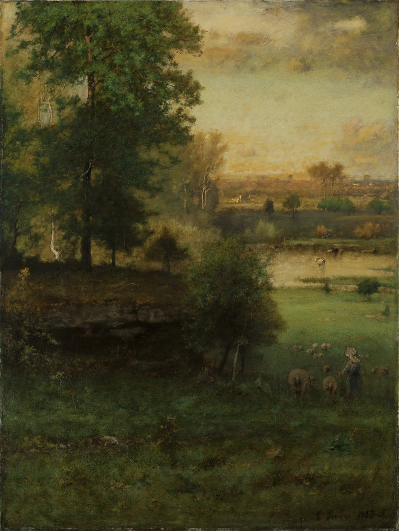 Durhamin kohtaus, satu - George Inness