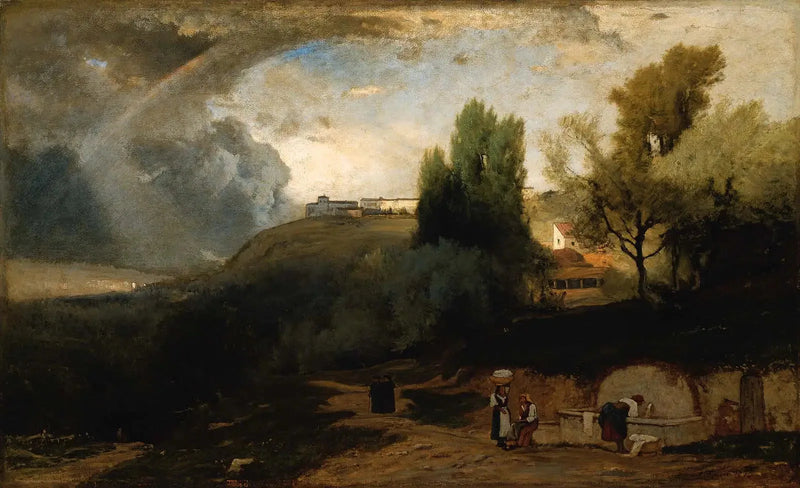 Pérousen kohtaus - George Inness
