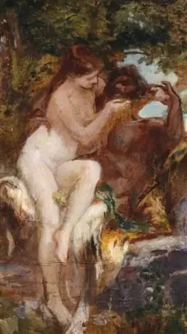 Rakkauskohtaus - Franz von Stuck