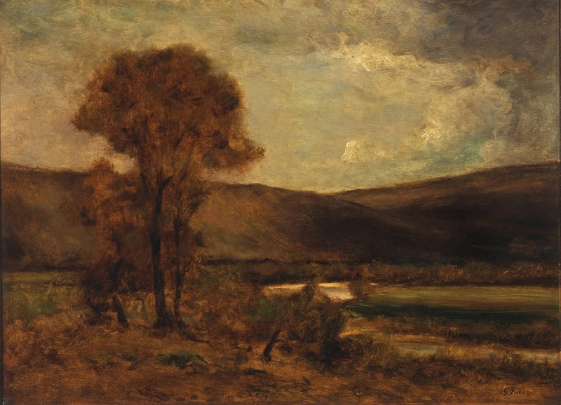 Syksyn kohtaus - George Inness