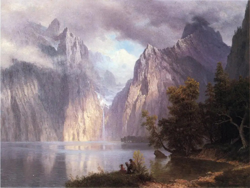 Näkymä Sierra Nevadan vuoristossa - Albert Bierstadt
