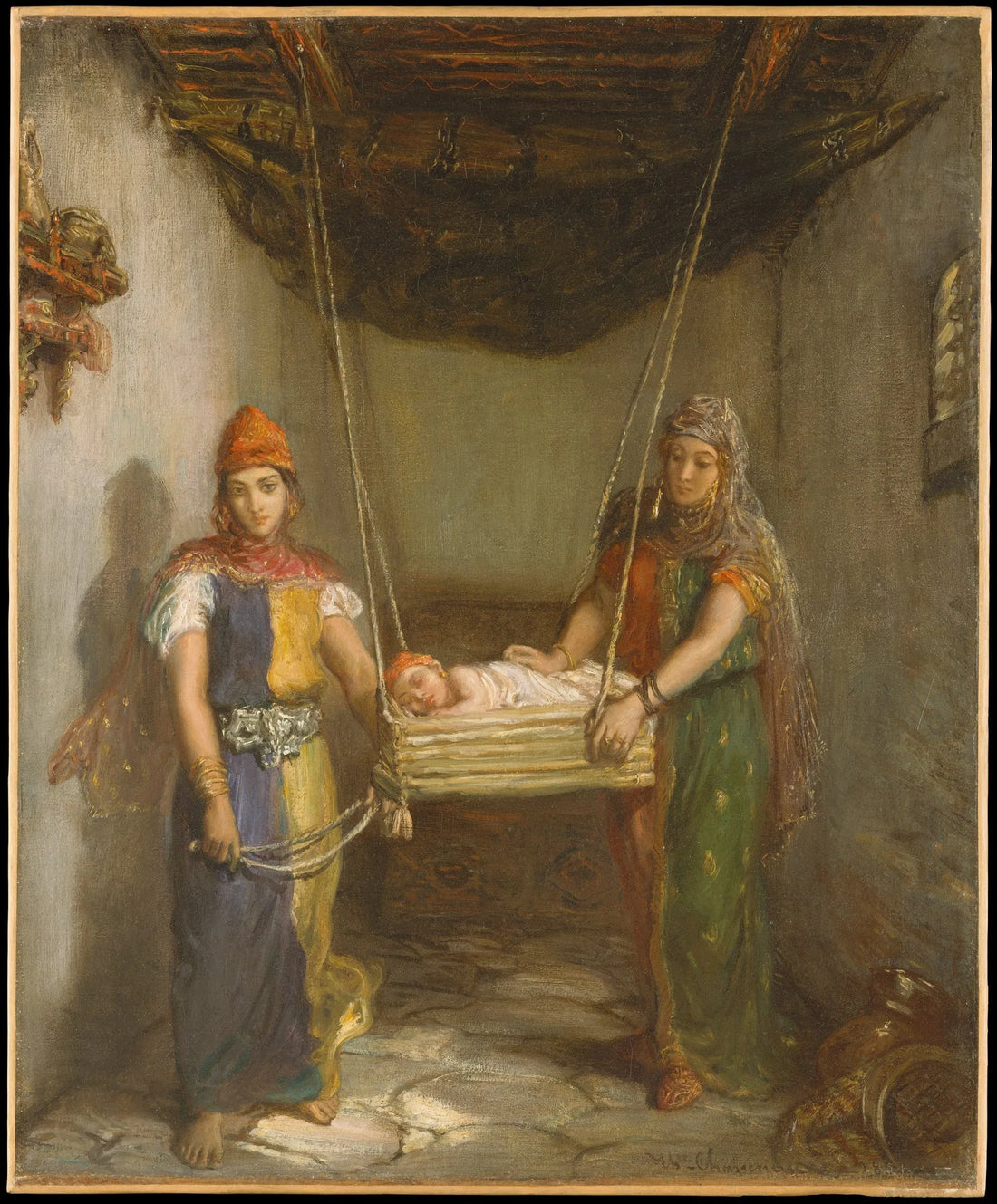 Juutalaiskorttelin kohtaus Constantine - Théodore Chassériau