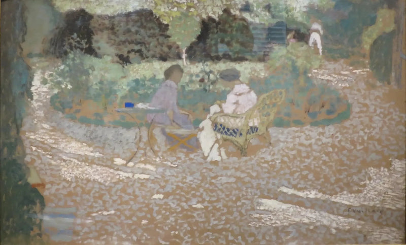 Näkymä puutarhassa - Édouard Vuillard