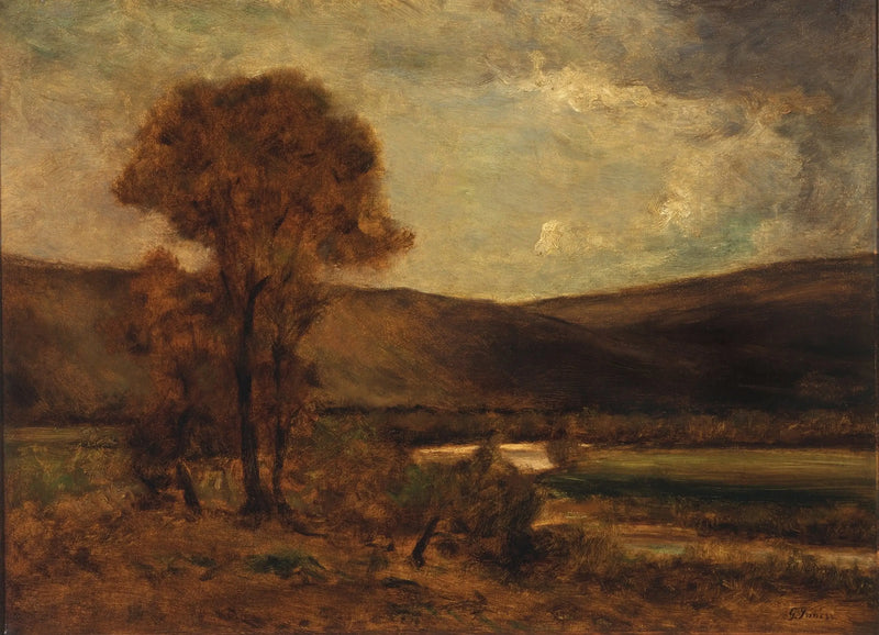 Syksyn kohtaus - George Inness