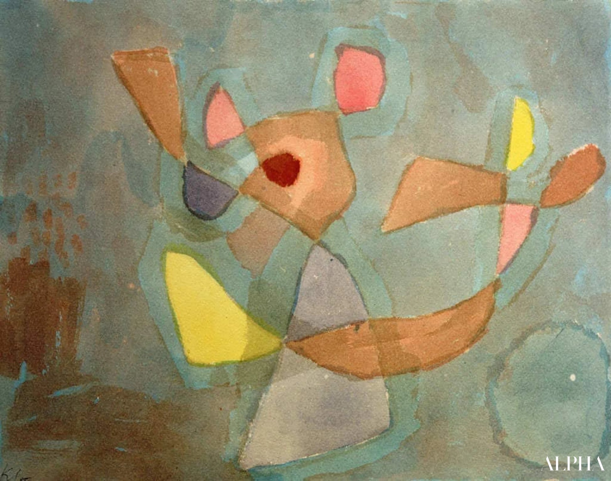 Ballettilava, 1931 - Paul Klee - Korkealaatuiset taulujen ja maalauksien reproduktiot