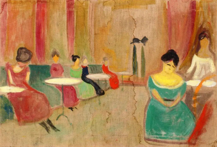 Bordellin kohtaus - Edvard Munch