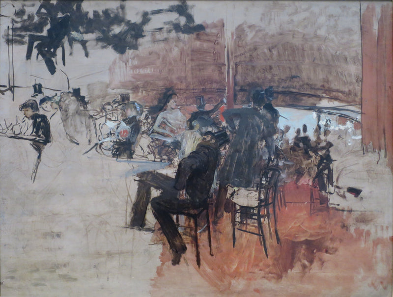 Kahvila-näytös - Giovanni Boldini