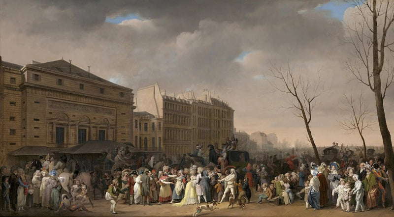 Karnevaalikohtaus - Louis-Léopold Boilly