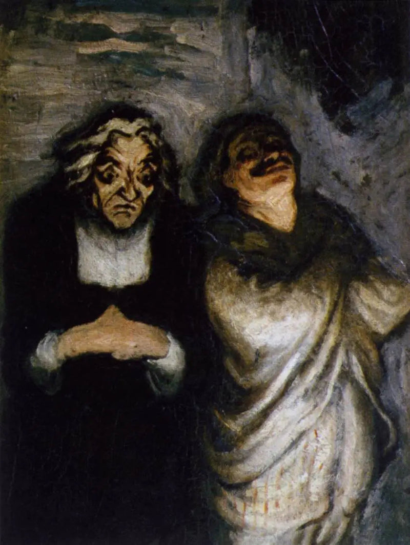 Komediascene - Honoré Daumier